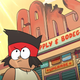 K.O. standing in front of Gar’s Bodega.